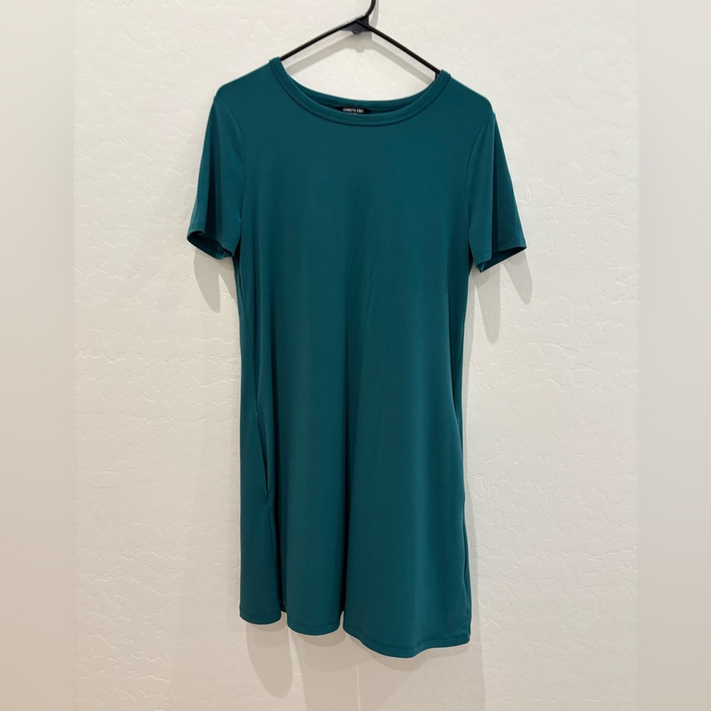 Kenneth Cole Green T-shirt Dress